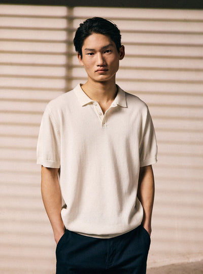 T-shirt polo in maglia