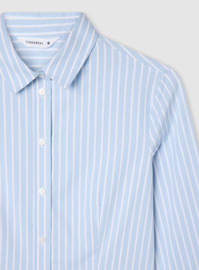 Camicia slim a righe