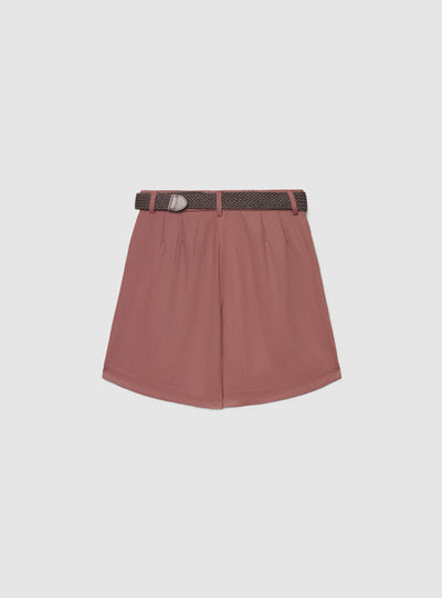 Bermuda con cintura intrecciata