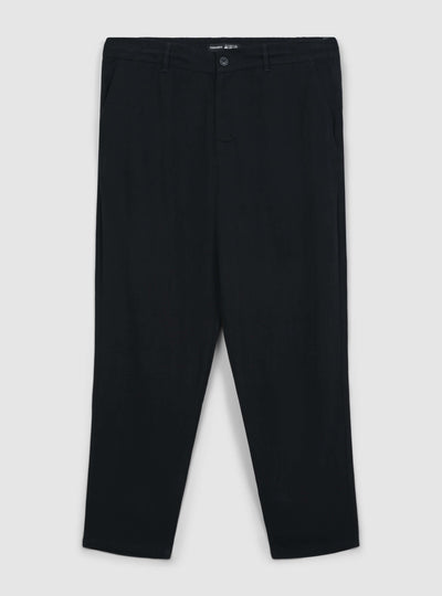 Pantaloni chino in misto lino