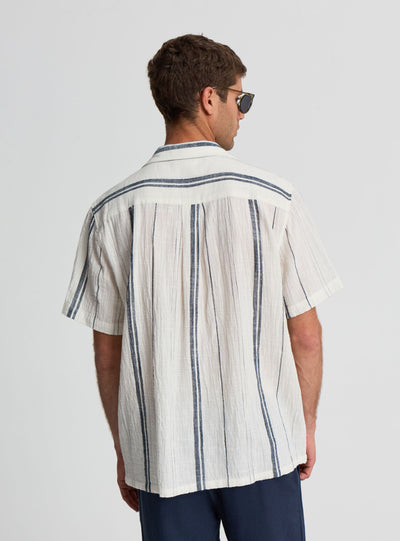 Camicia bowling a righe
