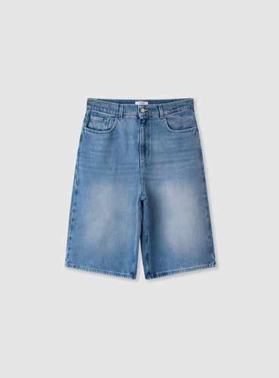 Pantaloncini super baggy a cinque tasche