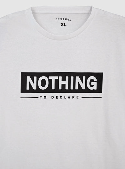 Camiseta con texto frontal