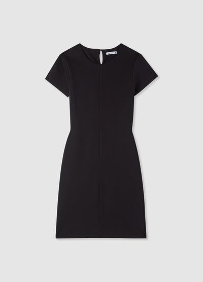 Vestito maniche corte punto milano