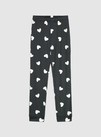 Set pigiama con stampa cuori