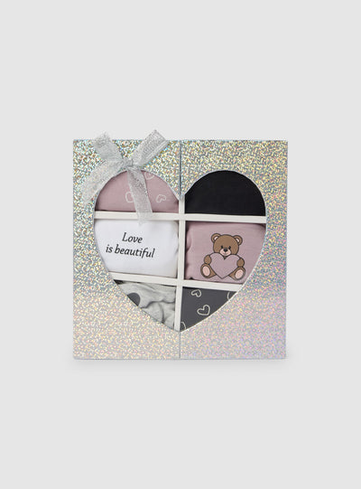 Pack 6 slip con scritte
