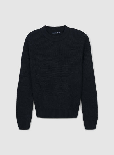 Maglia lupetto a coste