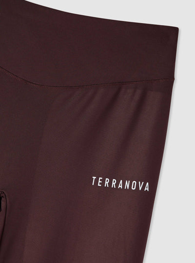 Leggings lunghi flare con scritta