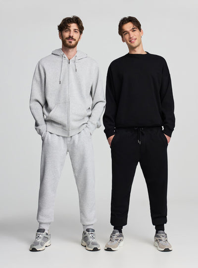 Pack 2 pantaloni tuta tinta unita