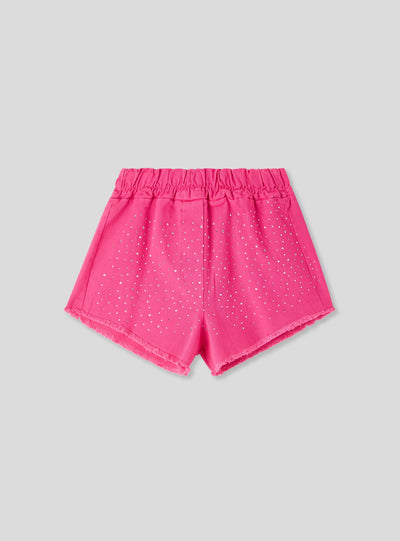 Pantaloncini con strass