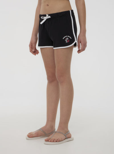 Shorts con stampa e profili