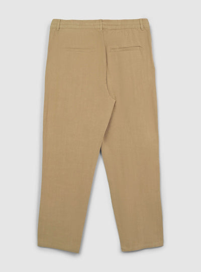 Pantaloni chino in misto lino