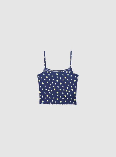 Crop-Pyjama-Set mit Obstprint