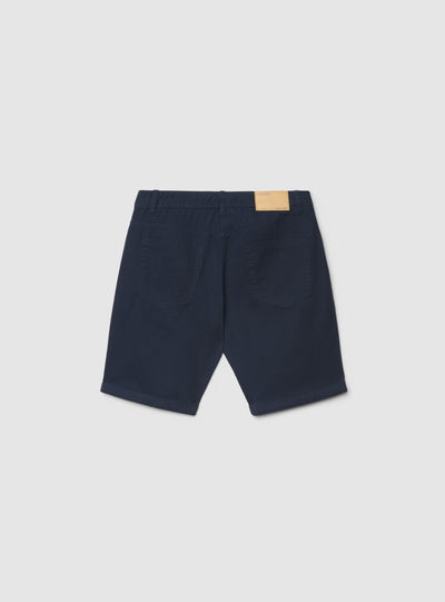 Pantaloncini a 5 tasche con risvolto