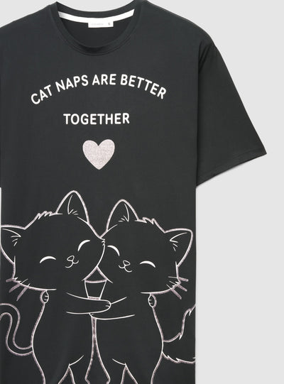 T-shirt de pyjama avec imprimé