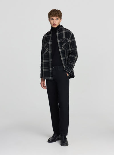 Camicia shacket in flanella a quadri