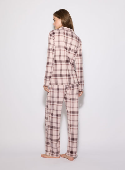 Checked plaid pyjama set