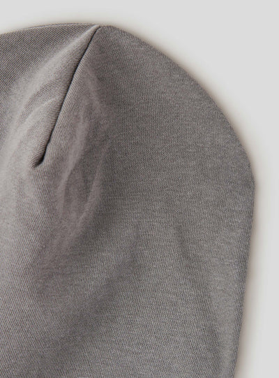 Plain-coloured lightweight sweatshirt cap