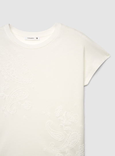 T-shirt avec imprimé paisley