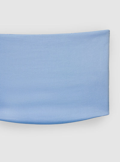 Solid colour ultra-short crop top