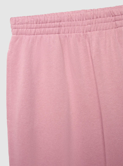 Pantaloni tuta vita alta tinta unita